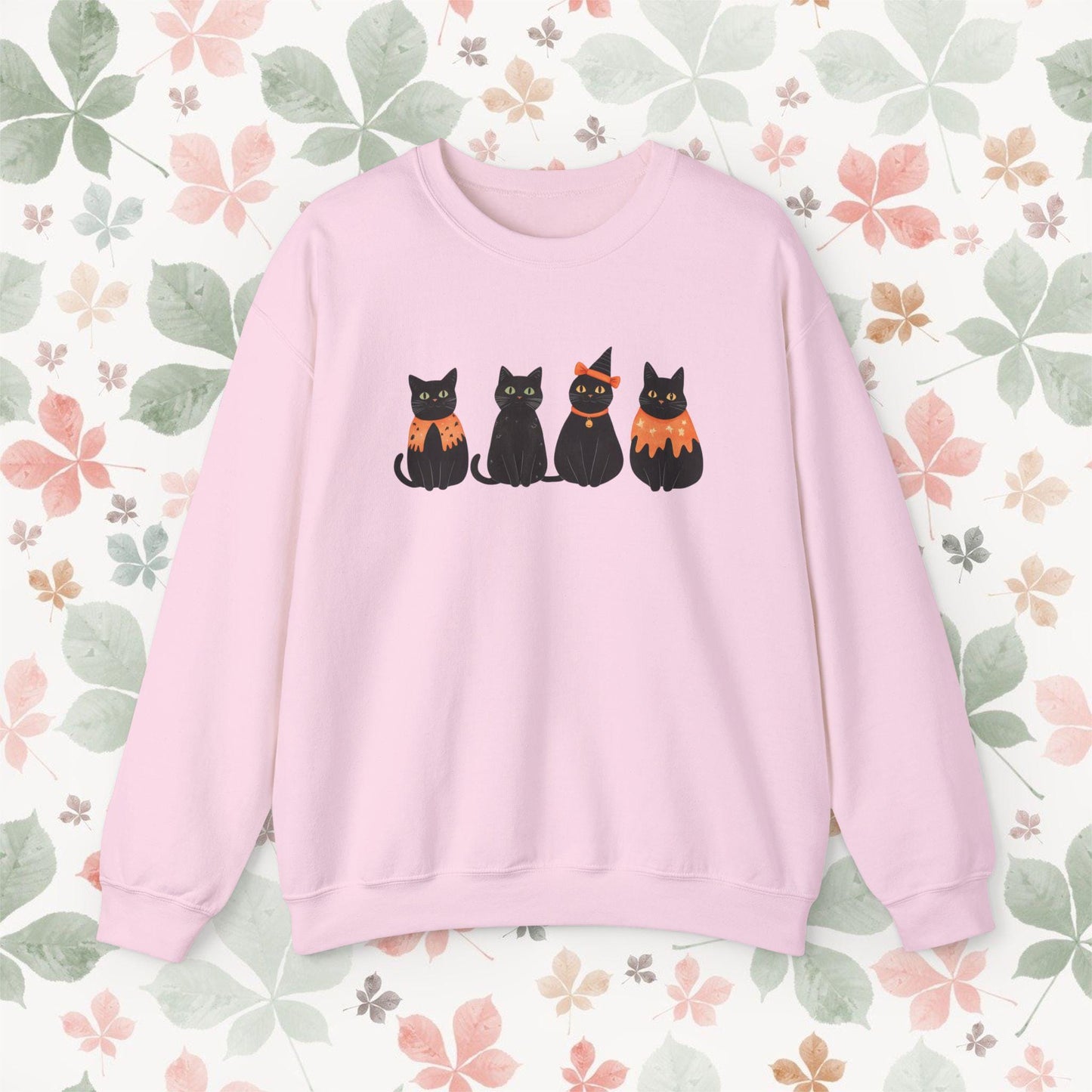 Black Cats On Halloween Sweatshirt