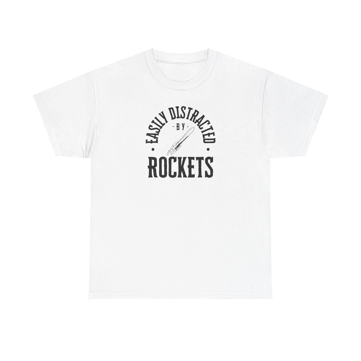 Easily Distracted By Rockets Graphic Tee