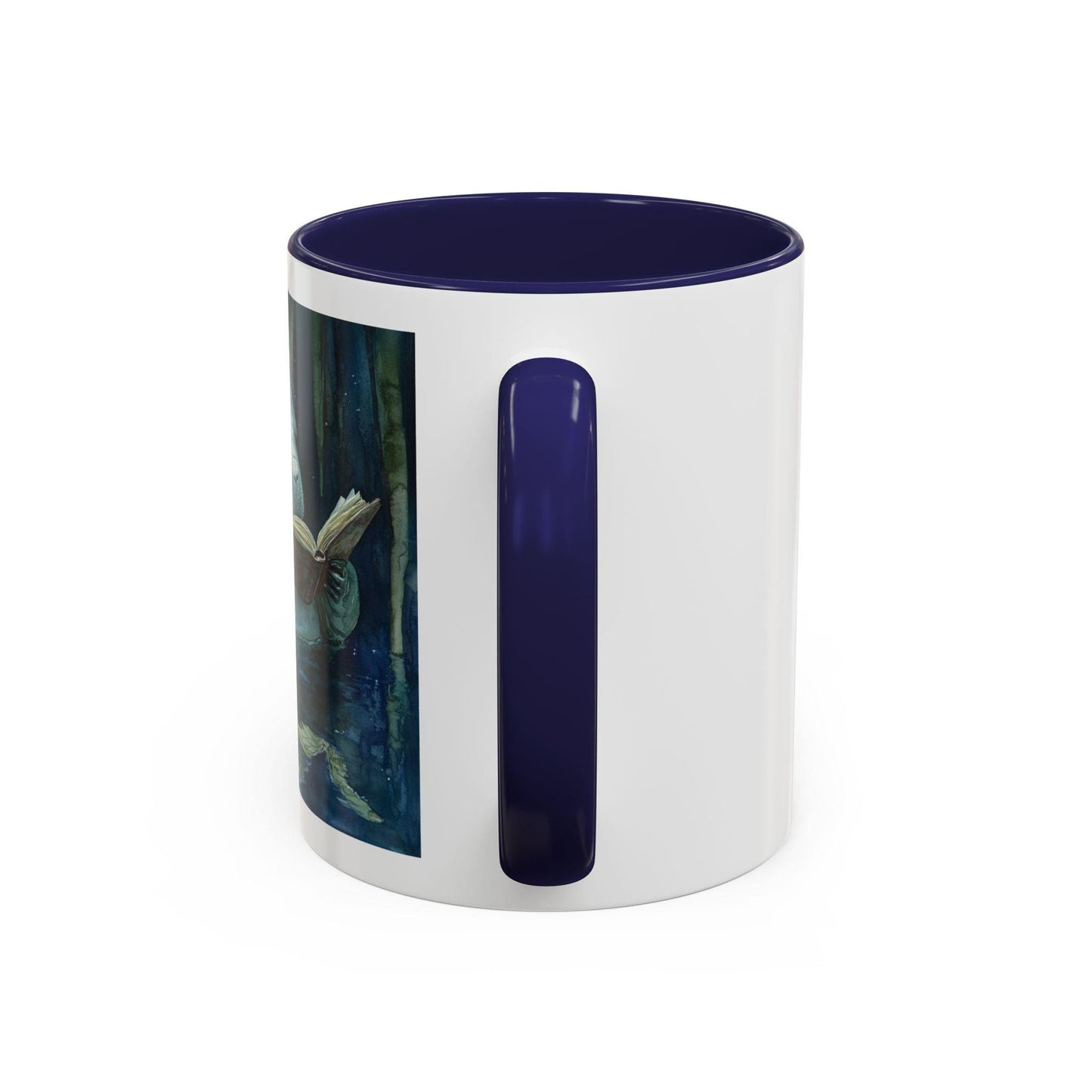 Manatee Reading Book Coffee Mug