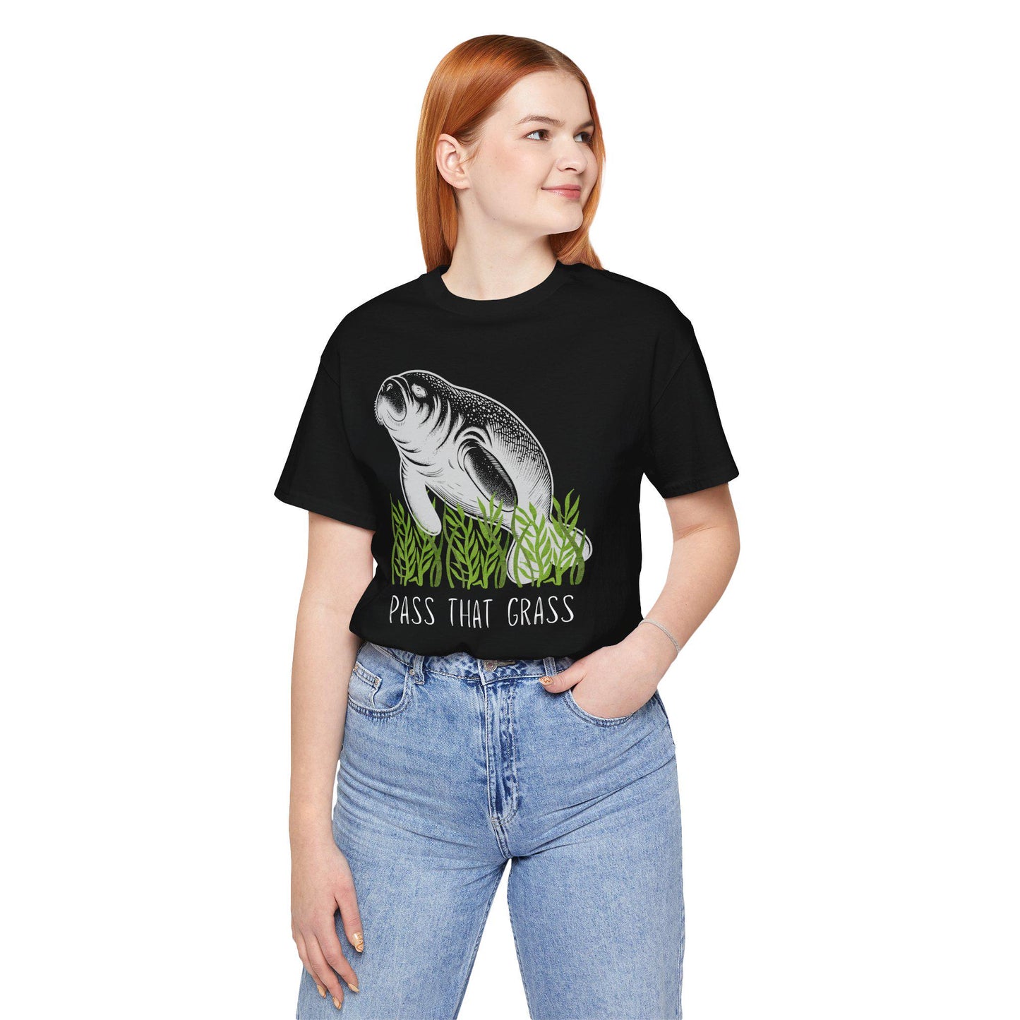 Pass That Grass Manatee Lover Tee