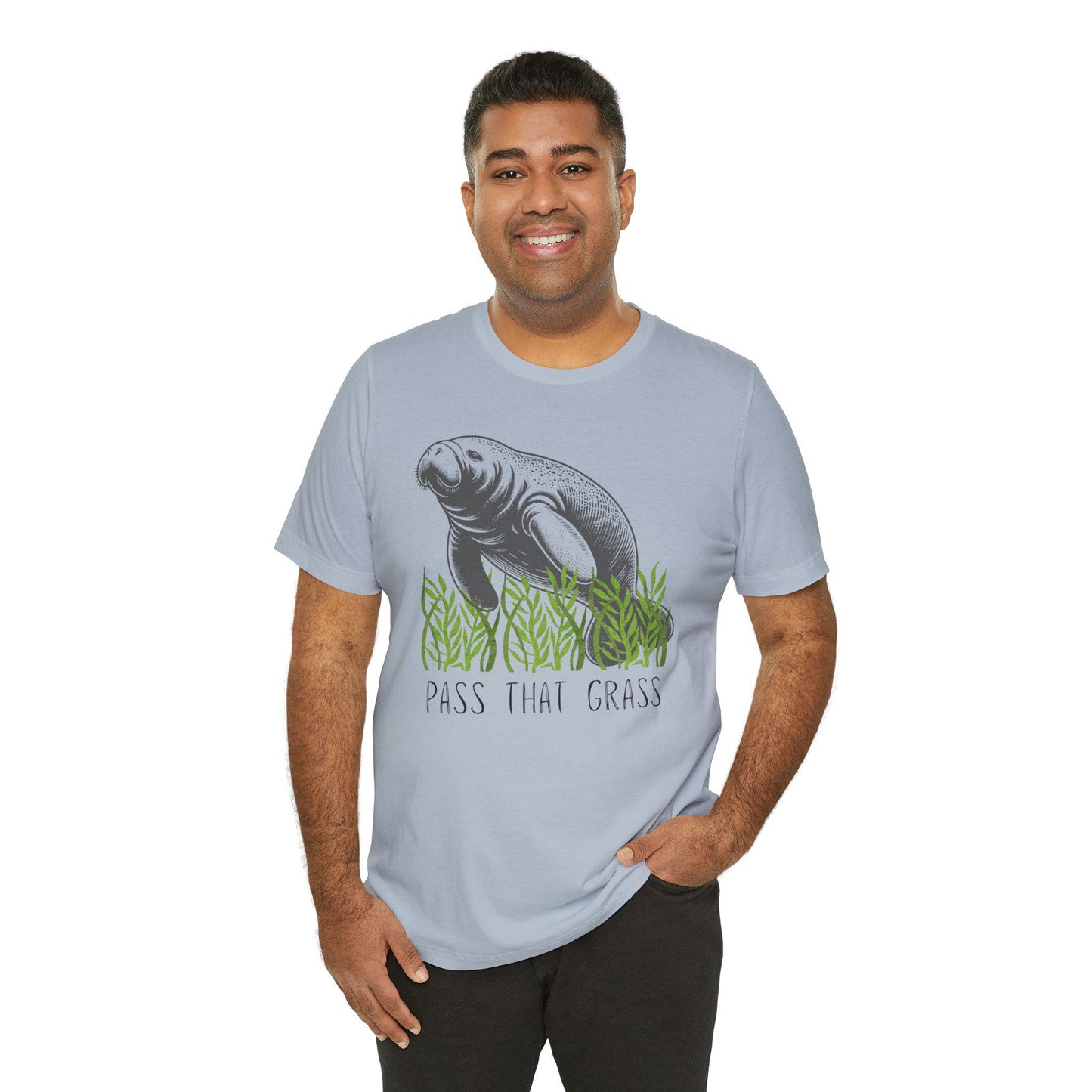 Pass That Grass Manatee Lover Tee