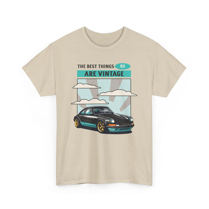 The Best Things are Vintage Personalized Car Tee