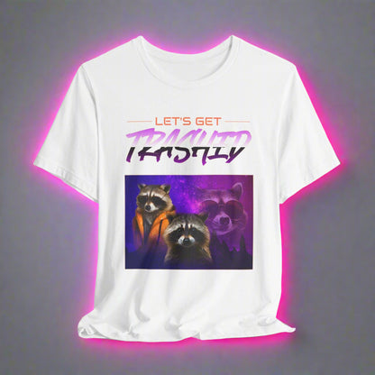 Let's Get Trashed Retro Raccoon Trash Panda Tee