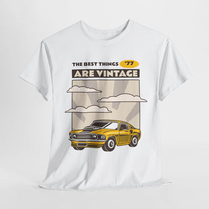 Best Things Are Vintage Personalized Tee
