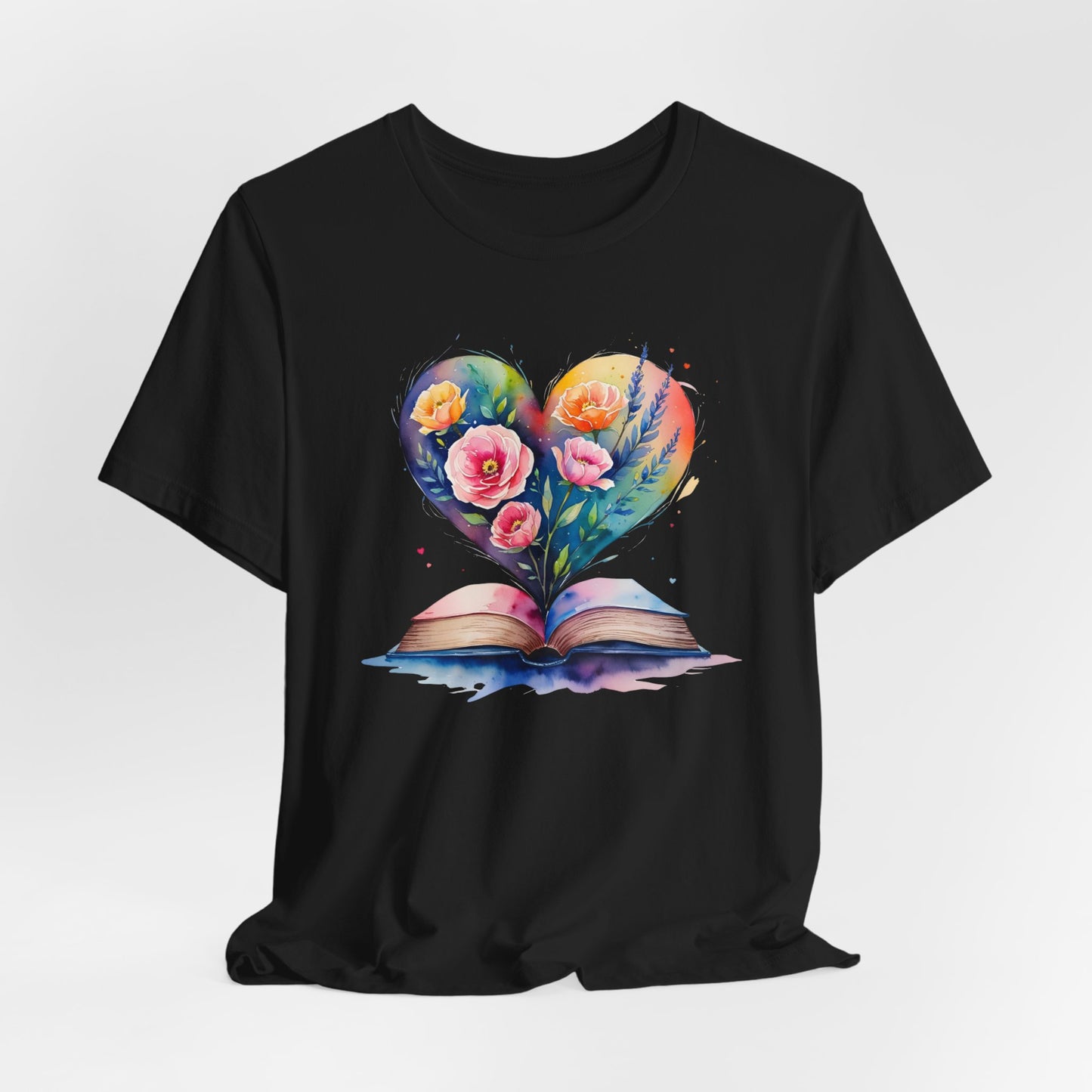 Floral Book Tee
