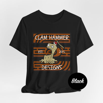Official Clam Hammer Designs Logo Unisex Jersey Tee
