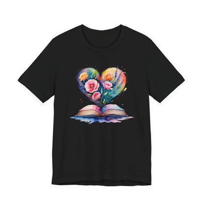 Floral Book Tee