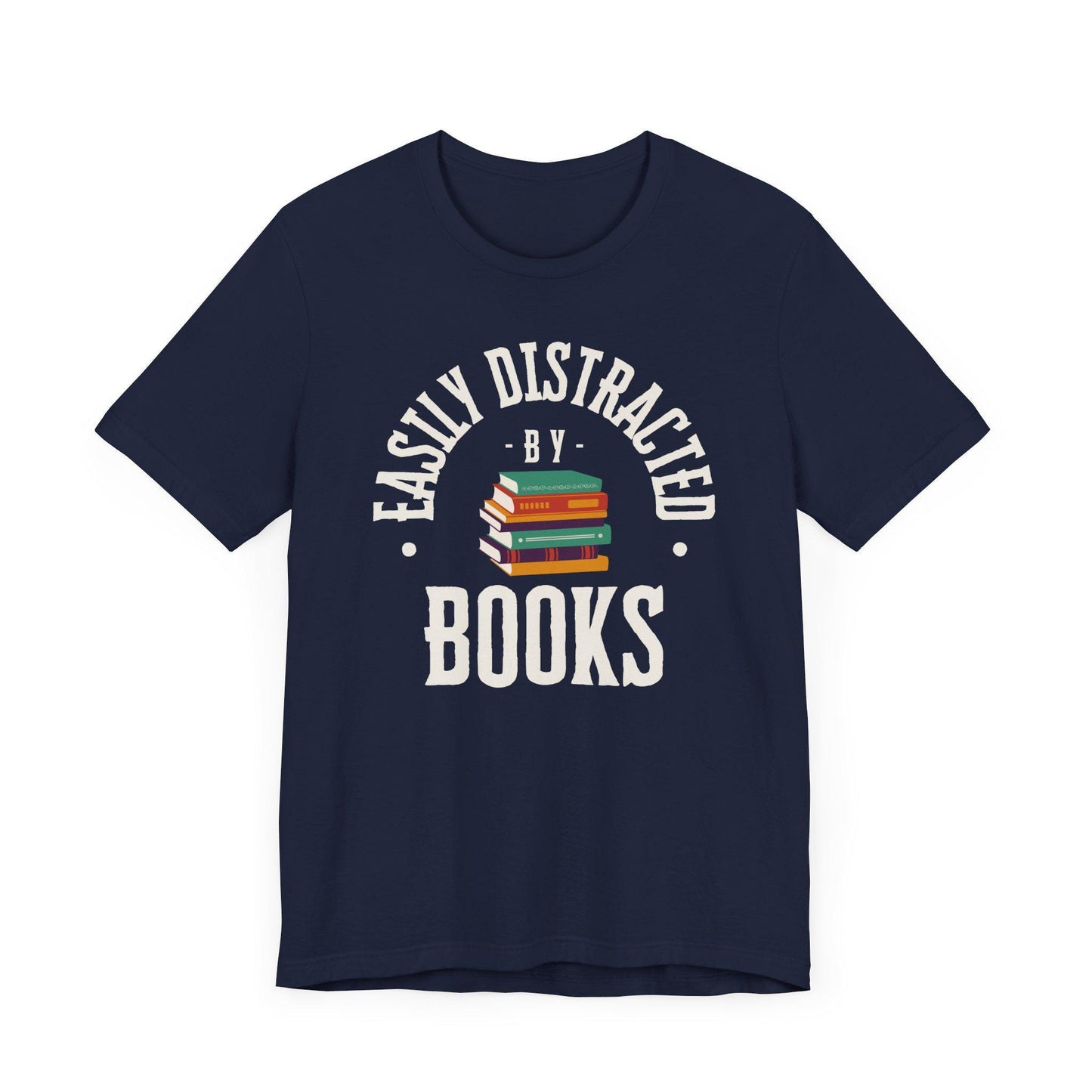 Easily Distracted by Books Graphic T-Shirt
