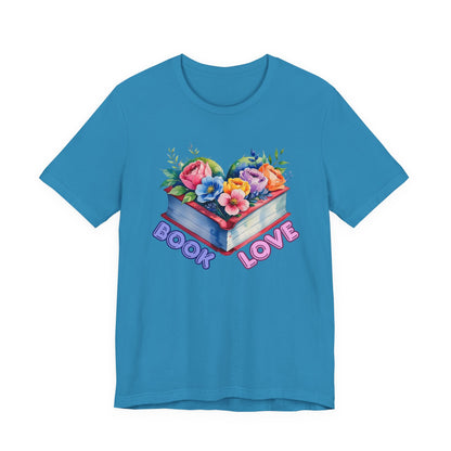 Floral Book Love Tee for Readers