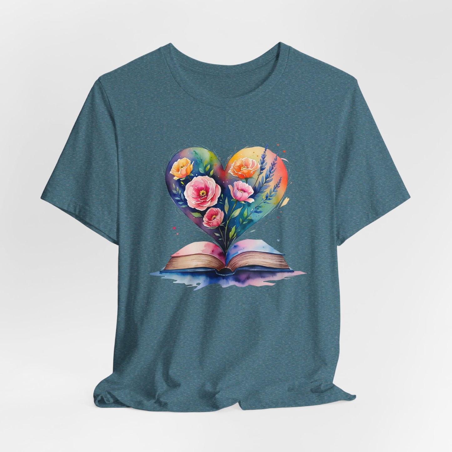 Floral Book Tee