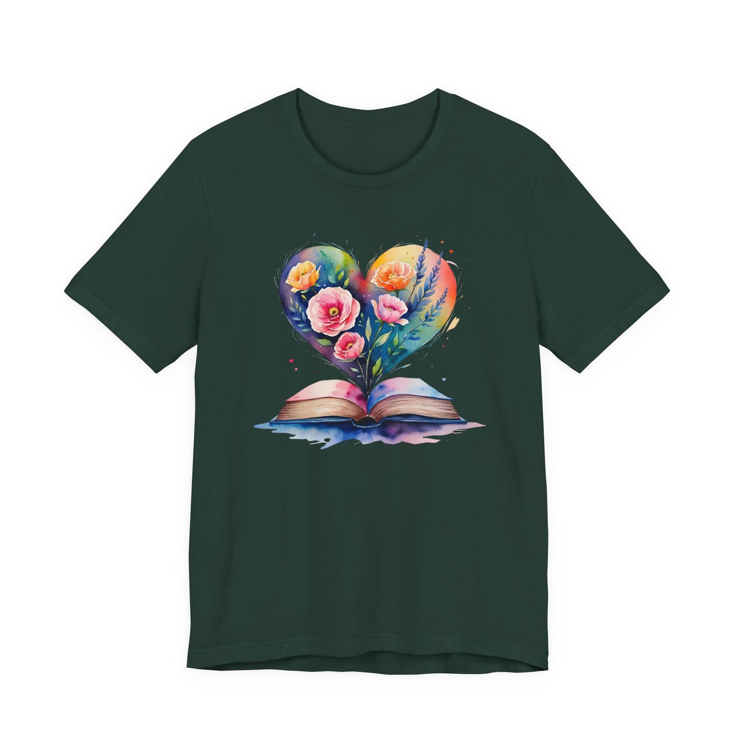 Floral Book Tee
