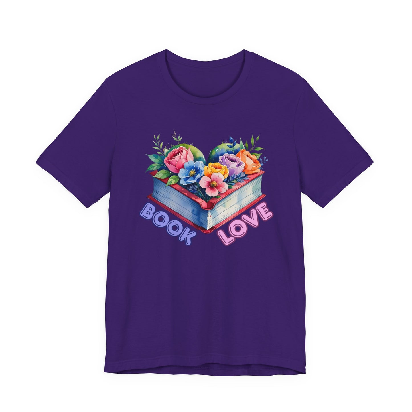 Floral Book Love Tee for Readers
