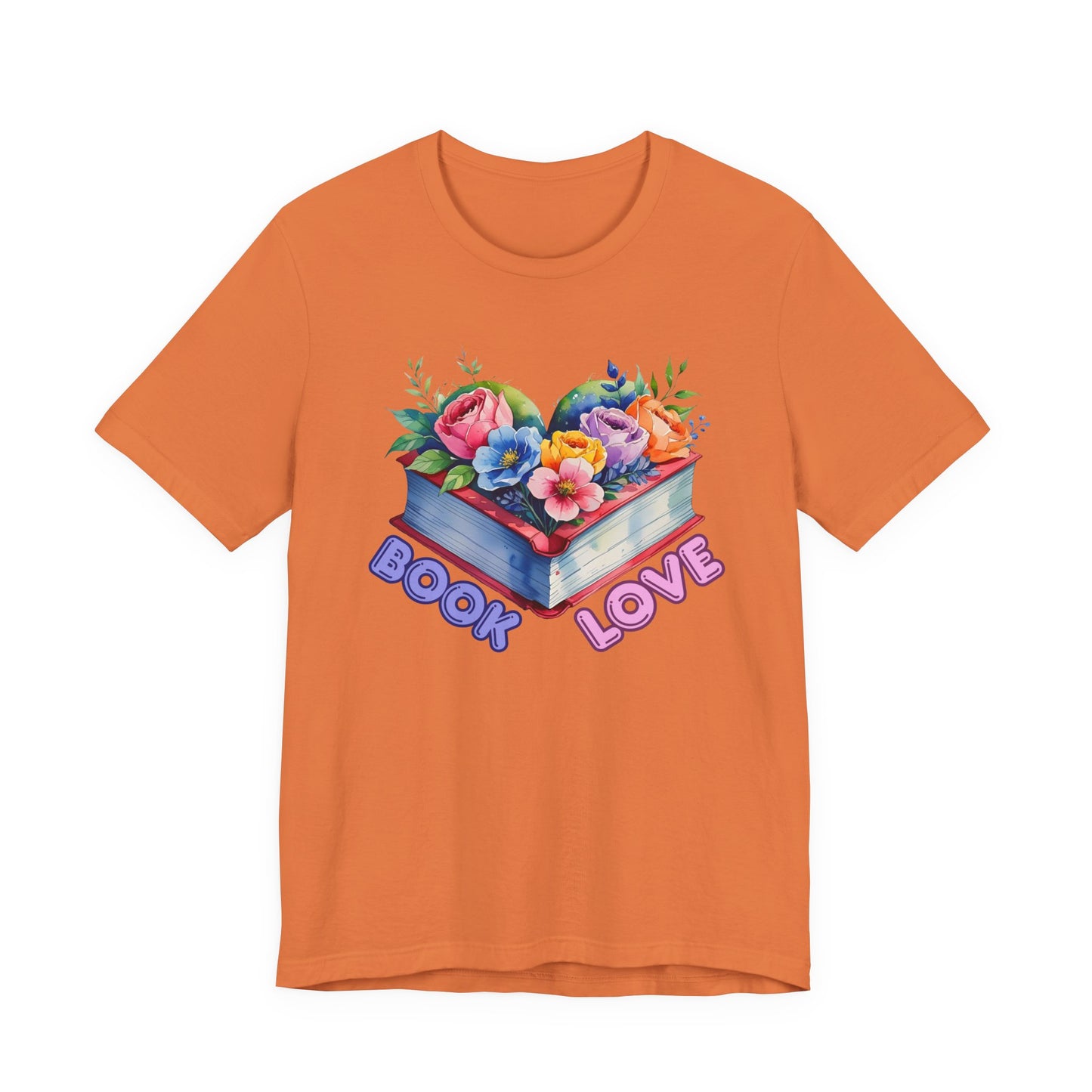 Floral Book Love Tee for Readers