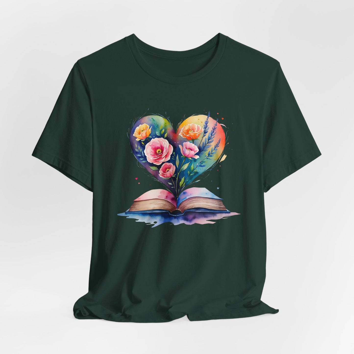 Floral Book Tee