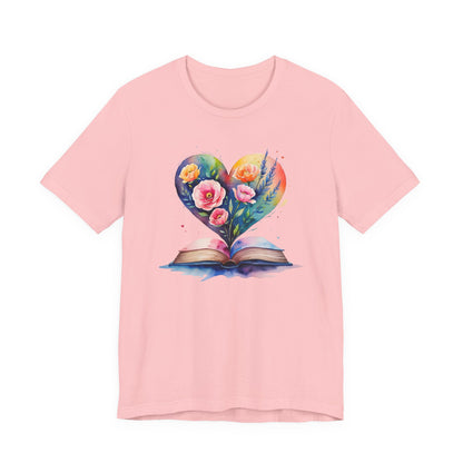Floral Book Tee