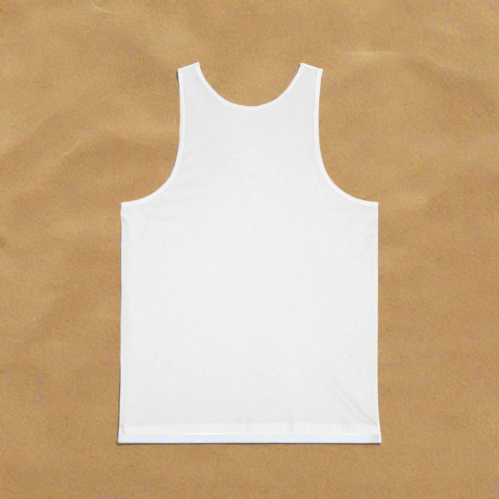 White tank top on a white background
