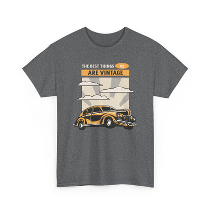 Personalized Vintage Car Heavy Cotton Tee