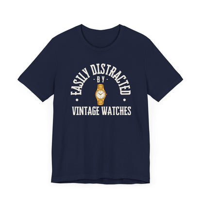 Easily Distracted by Vintage Watches Tee