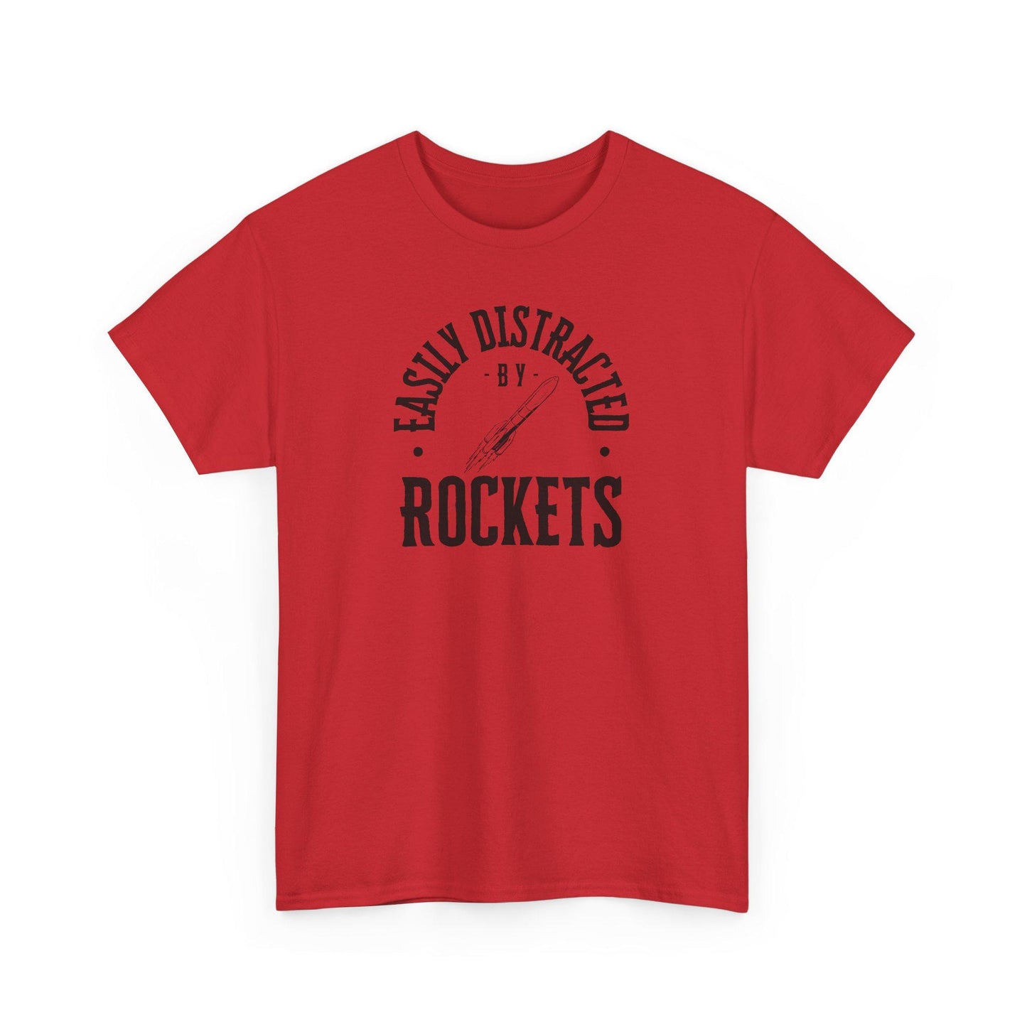 Easily Distracted By Rockets Graphic Tee
