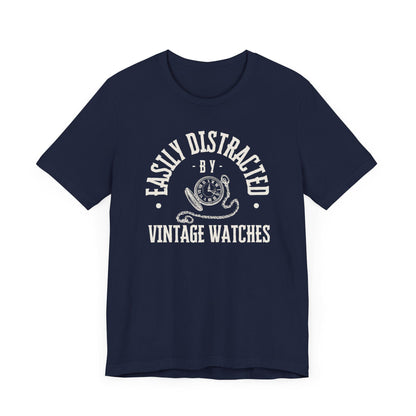 Easily Distracted by Vintage Watches Tee