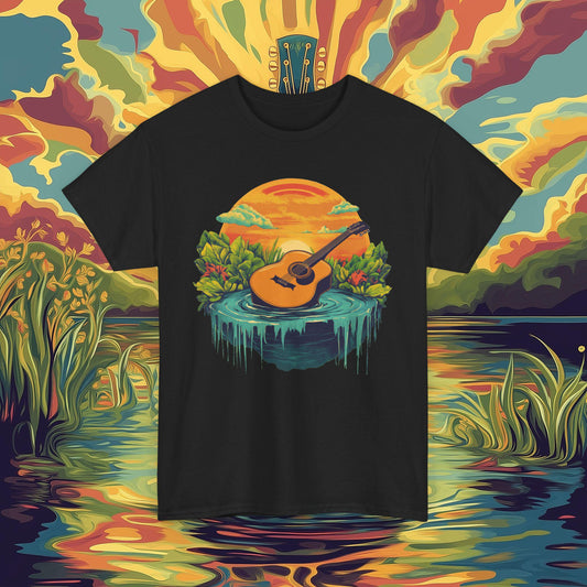 Psychedelic Guitar World Unisex Tee