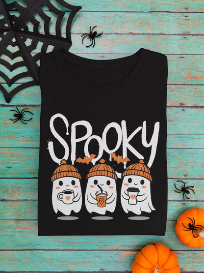 Spooky Playful Halloween Ghosts Tee