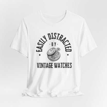 Easily Distracted by Vintage Watches Tee