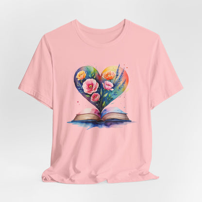 Floral Book Tee