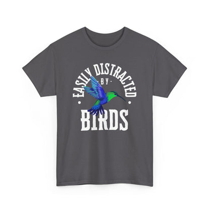Easily Distracted by Birds Unisex T-Shirt