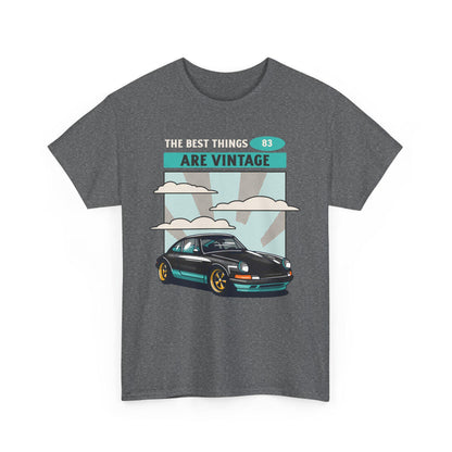 The Best Things are Vintage Personalized Car Tee