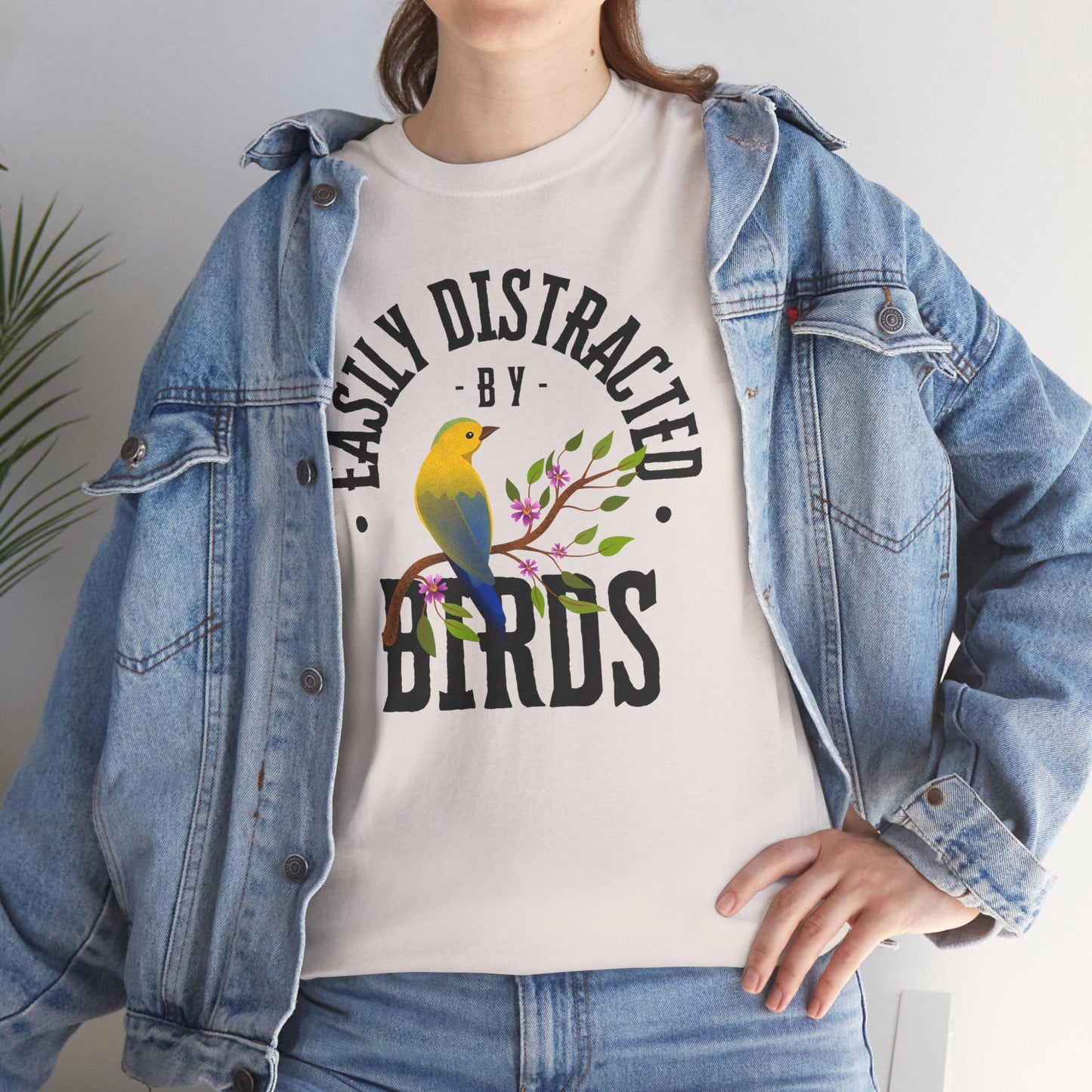 Easily Distracted by Birds Unisex Tee