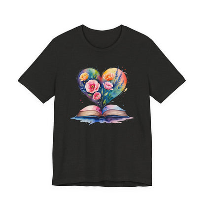 Floral Book Tee