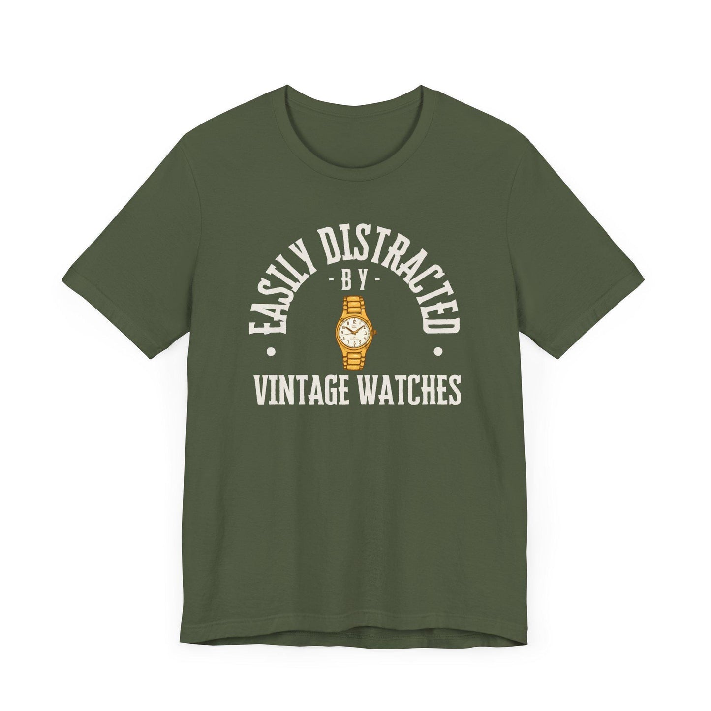 Easily Distracted by Vintage Watches Tee