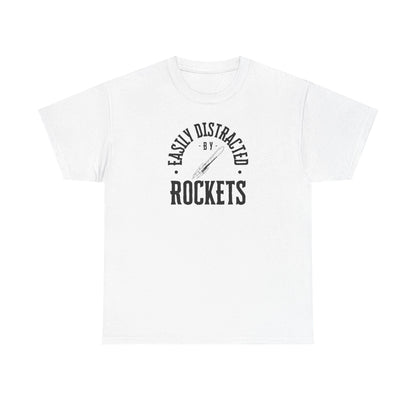 Easily Distracted By Rockets Graphic Tee