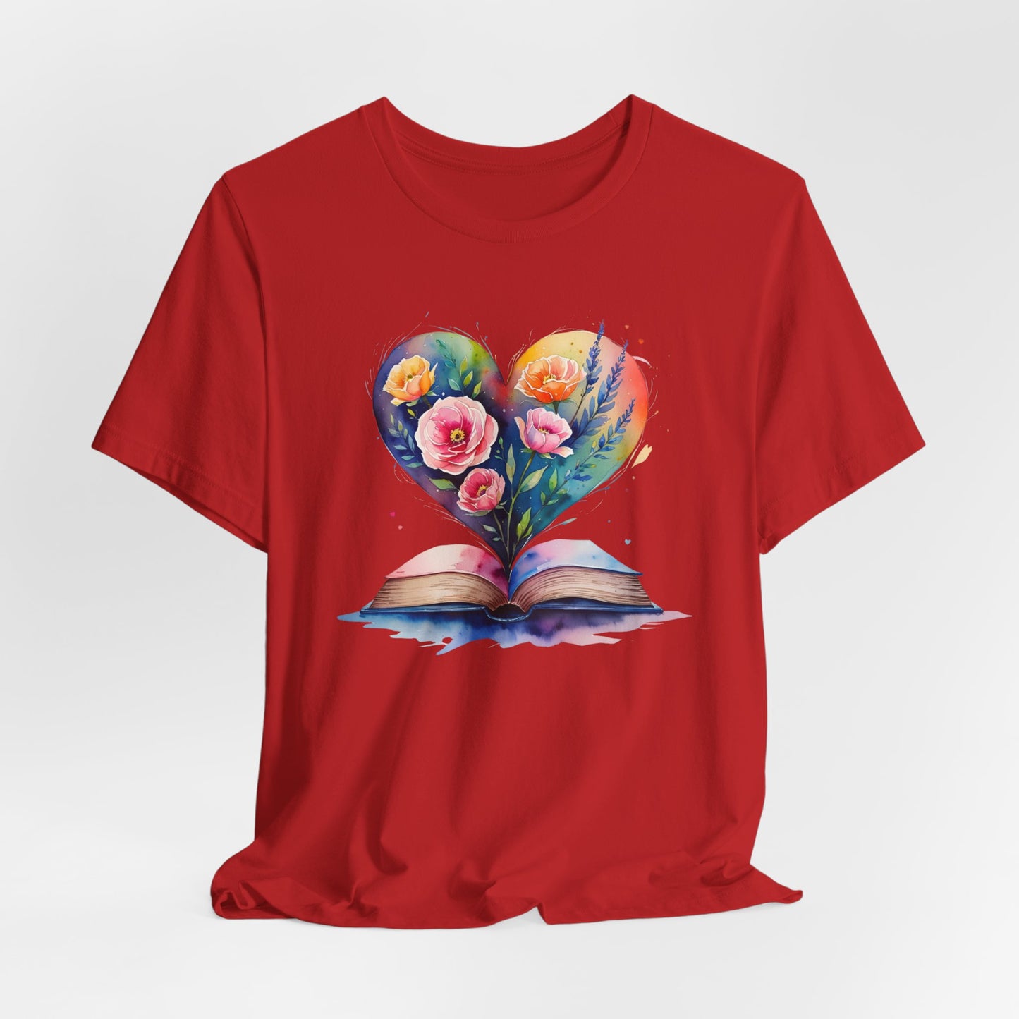 Floral Book Tee