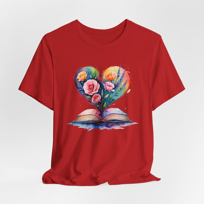 Floral Book Tee