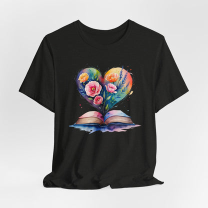 Floral Book Tee