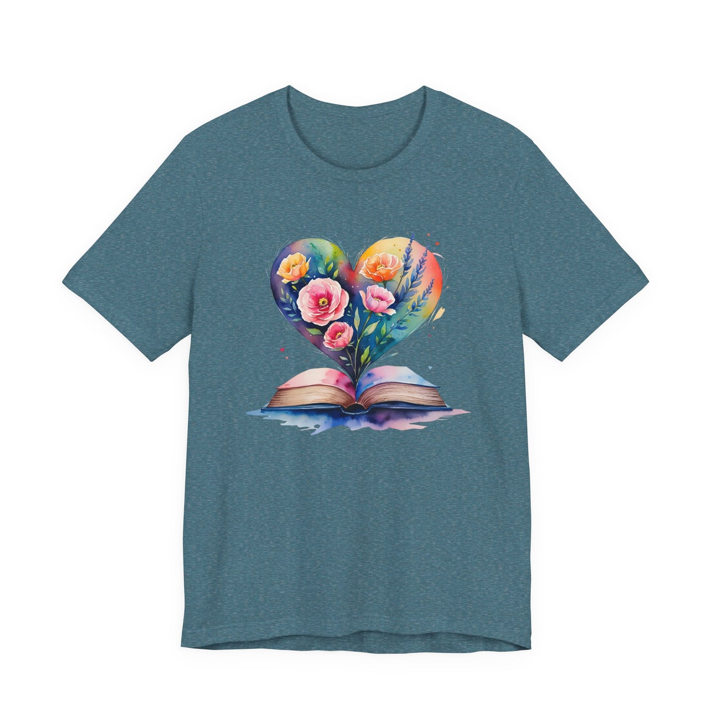 Floral Book Tee