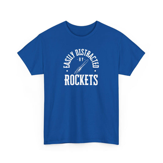 Easily Distracted By Rockets Graphic Tee