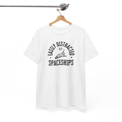 Easily Distracted By Spaceships Graphic Tee