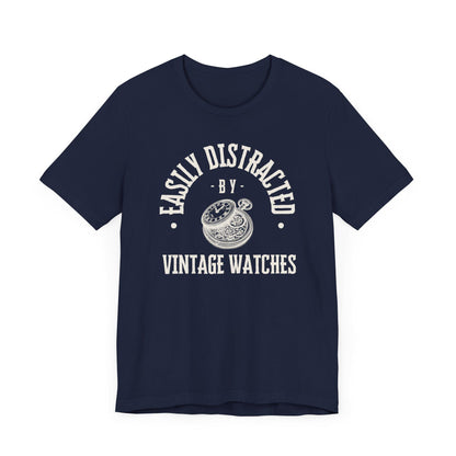Easily Distracted by Vintage Watches Tee