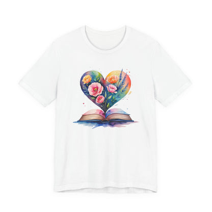 Floral Book Tee
