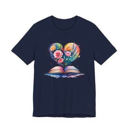 Floral Book Tee