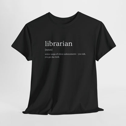 Funny Sarcastic Librarian Definition Tee Shirt