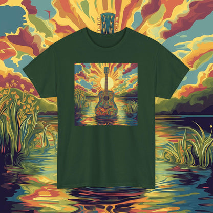 Psychedelic Guitar Unisex Tee for Music Lovers