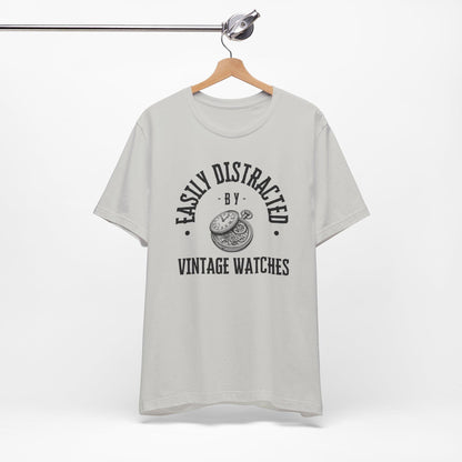 Easily Distracted by Vintage Watches Tee