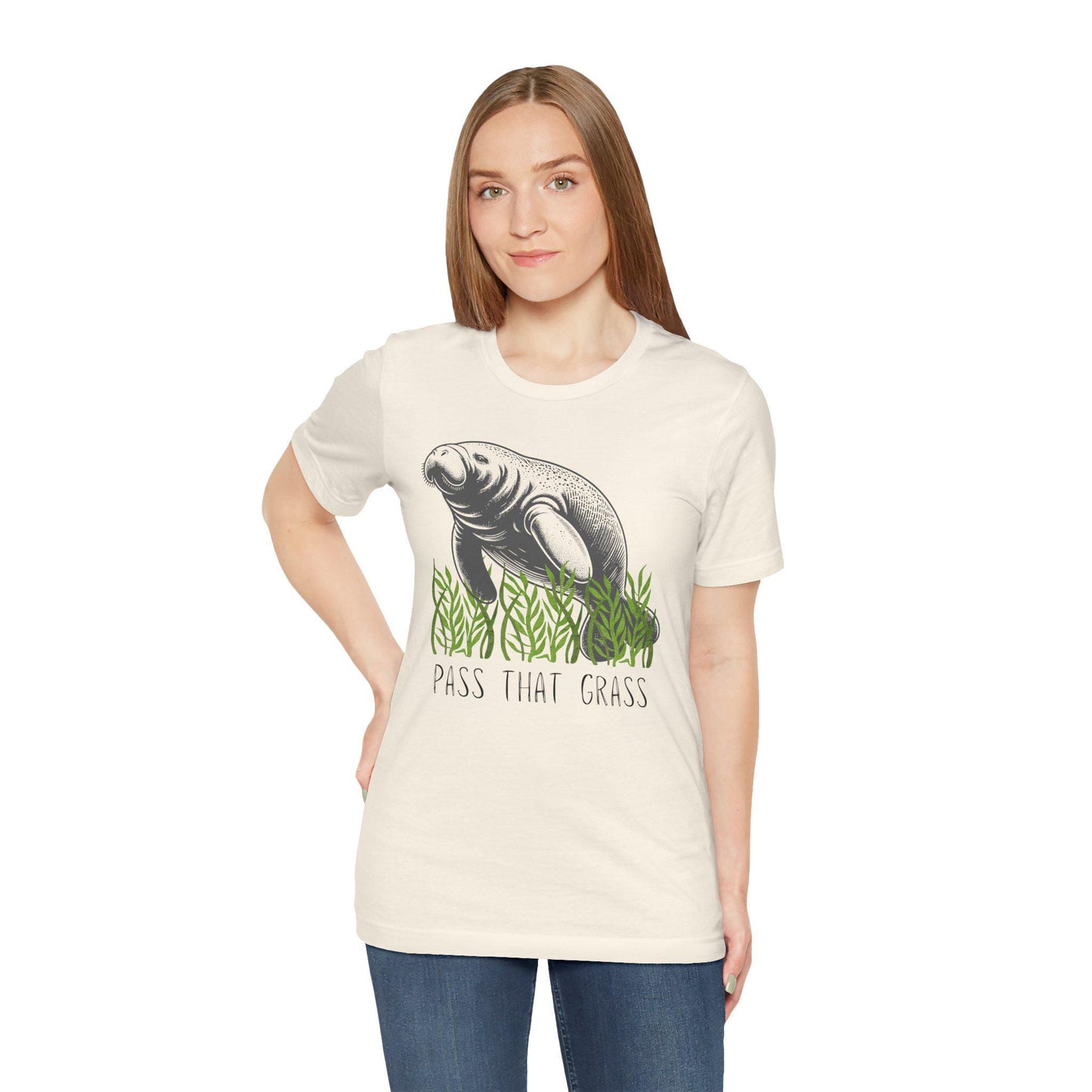 Pass That Grass Manatee Lover Tee