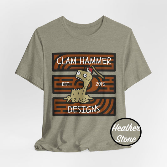 Official Clam Hammer Designs Logo Unisex Jersey Tee