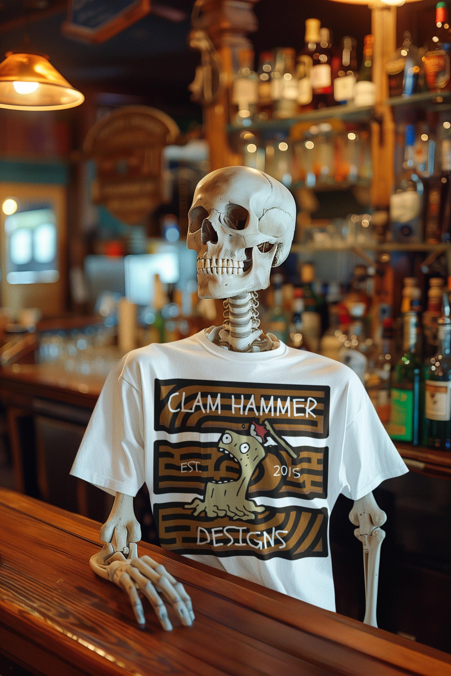 Official Clam Hammer Designs Logo Unisex Jersey Tee