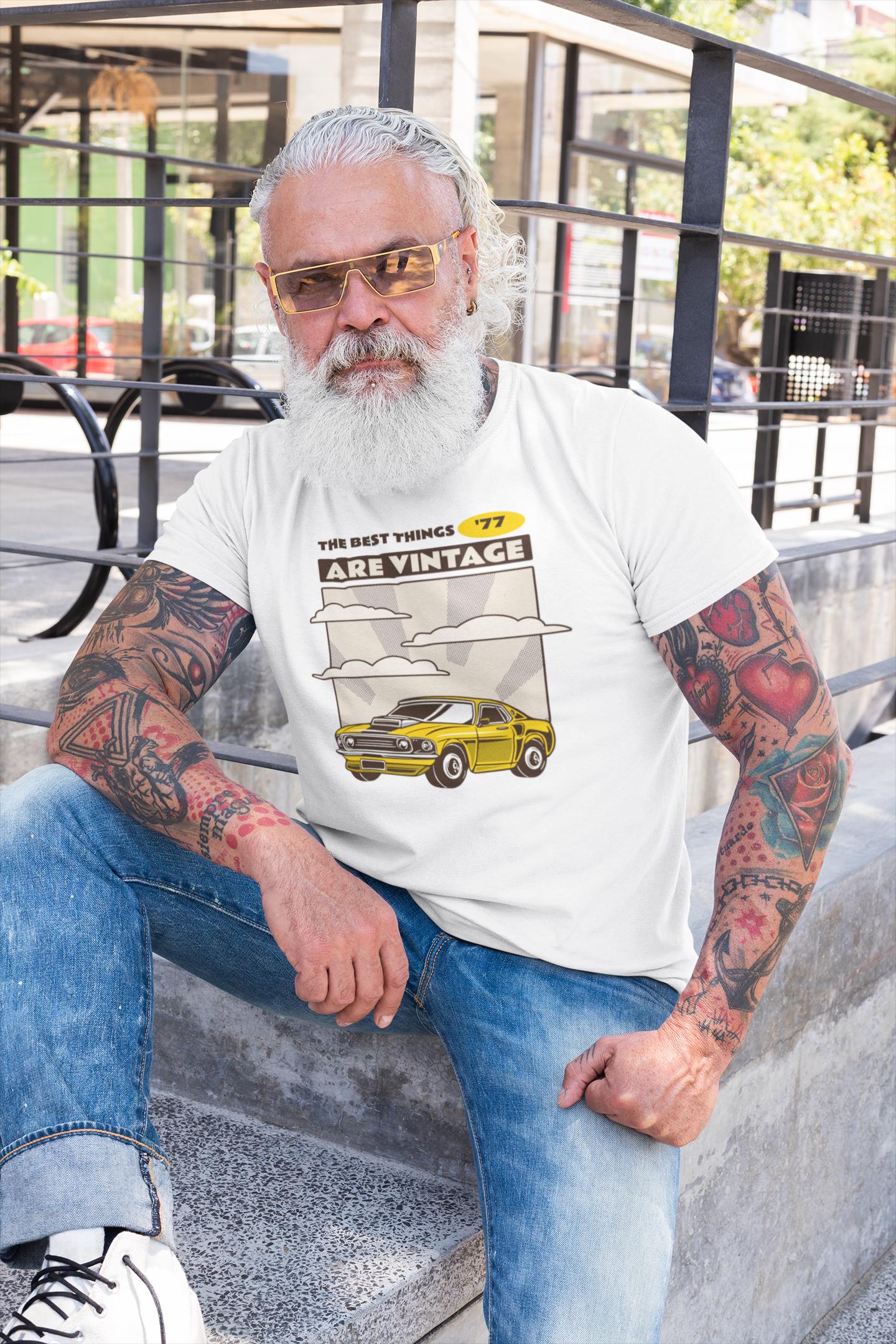 Best Things Are Vintage Personalized Tee